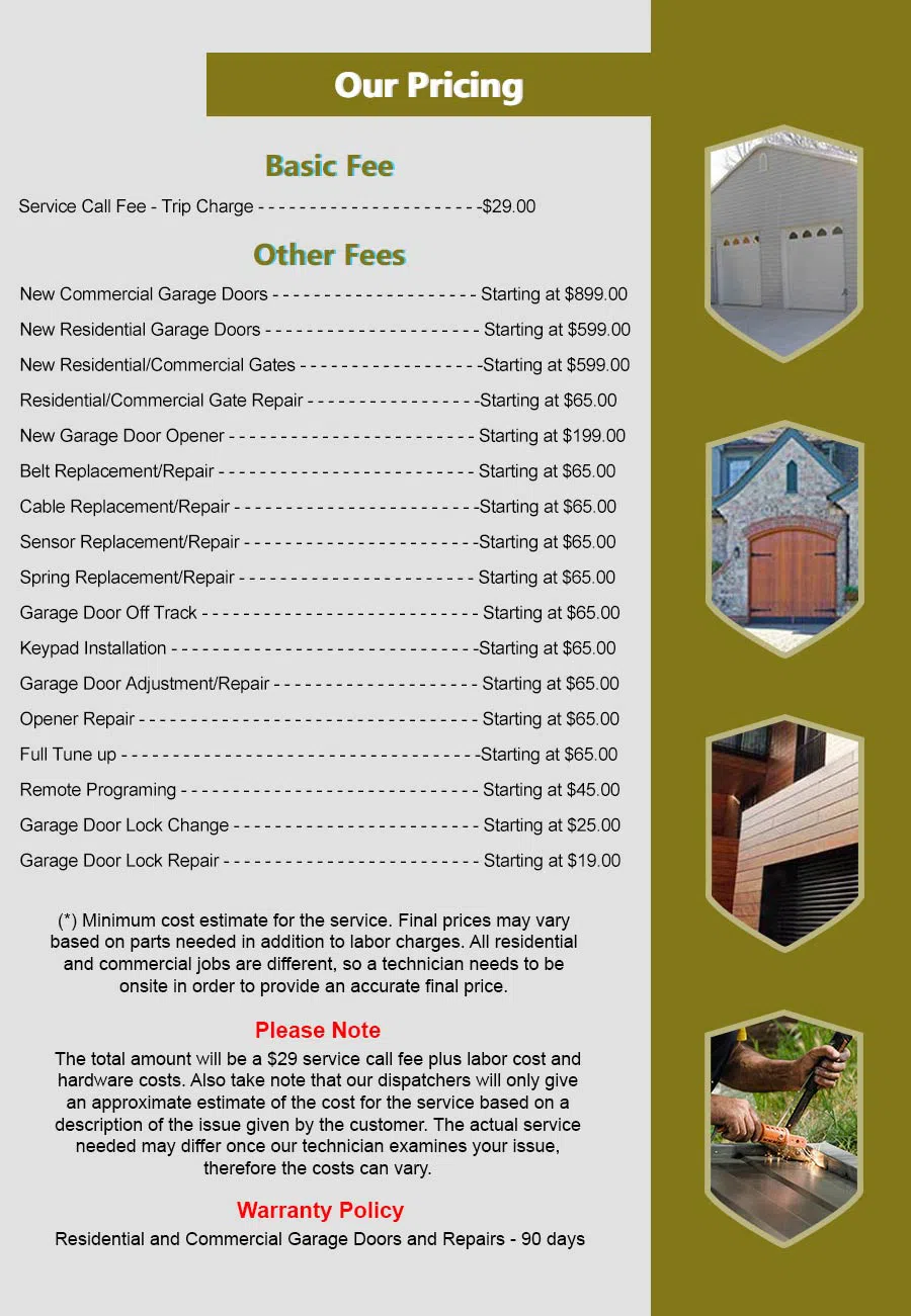 HighTech Garage Door Service Columbus, OH 614-626-5071