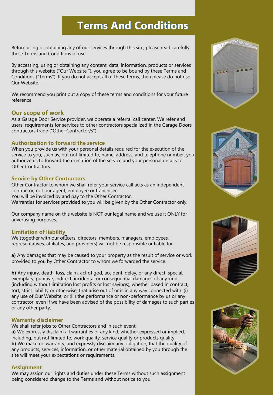 HighTech Garage Door Service Columbus, OH 614-626-5071